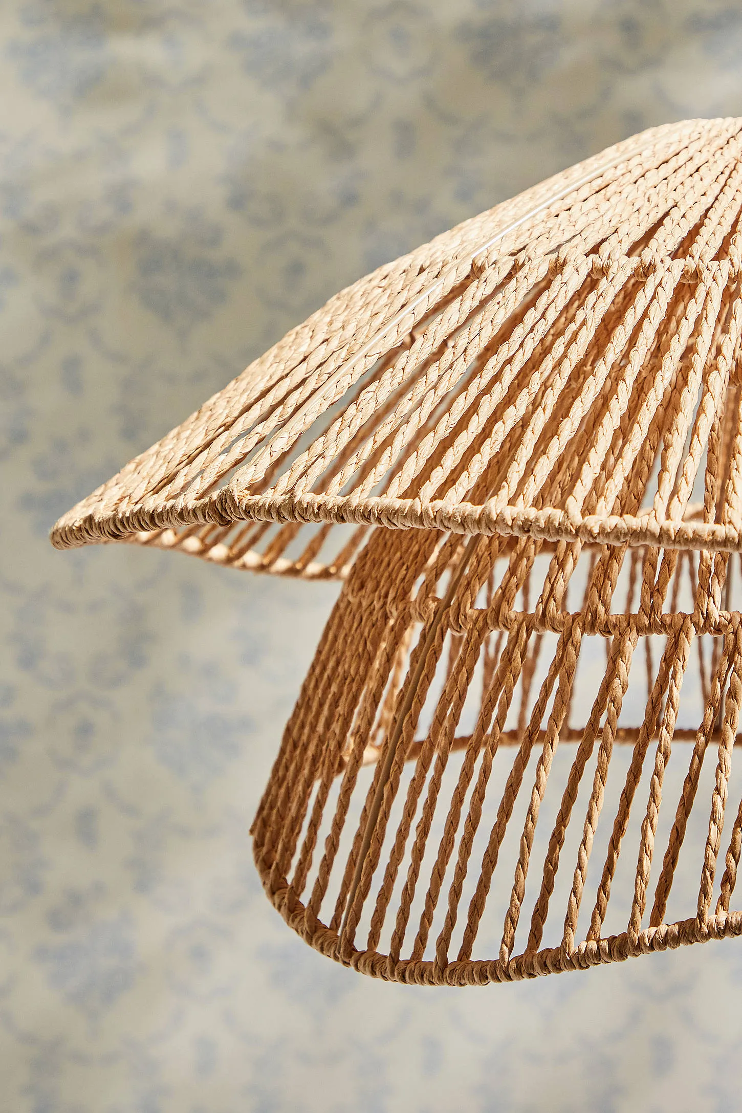 Wavy Bamboo Lamp Shade - Neutral 3