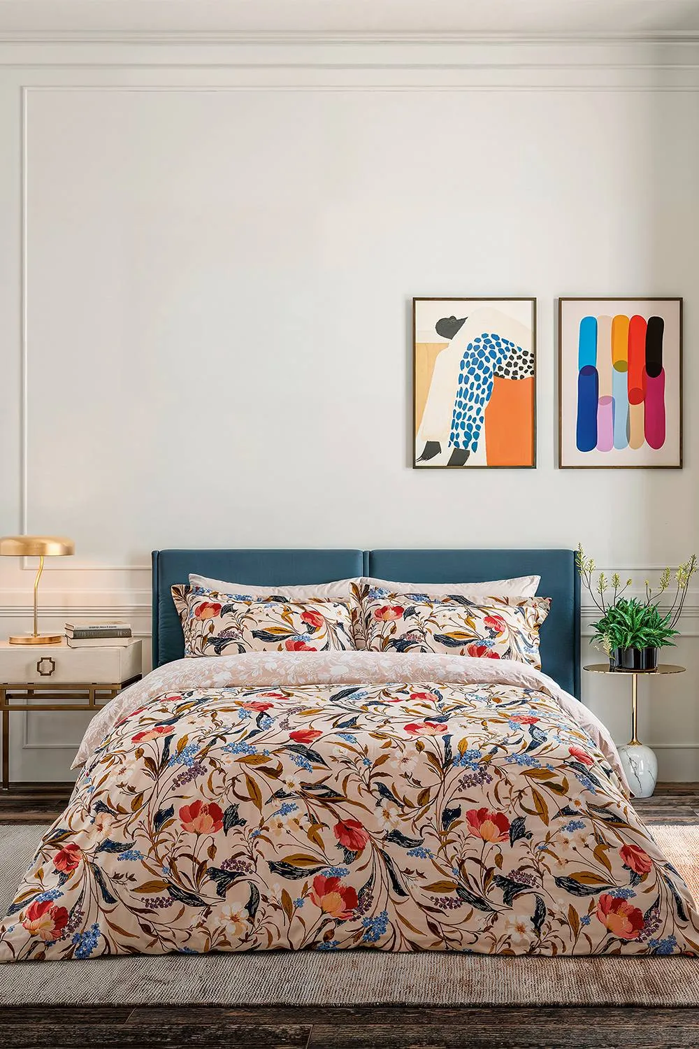 Ted Baker 'Poppy Swirl' Cotton Duvet Cover Set in Pink