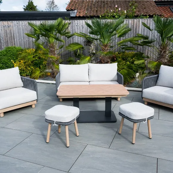 Norfolk Leisure Buxton Rope Weave Lounge Set 3