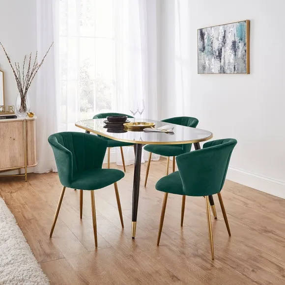 Kendall Dining Chair, Velvet 2