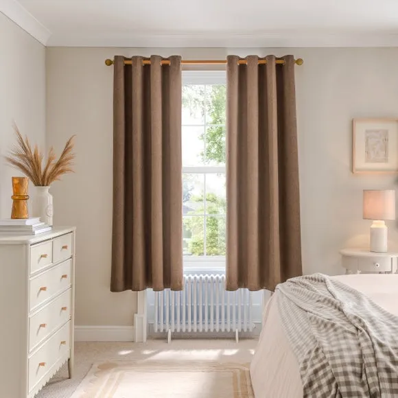 Luna Brushed Eyelet Curtains (Blackout Available) 4