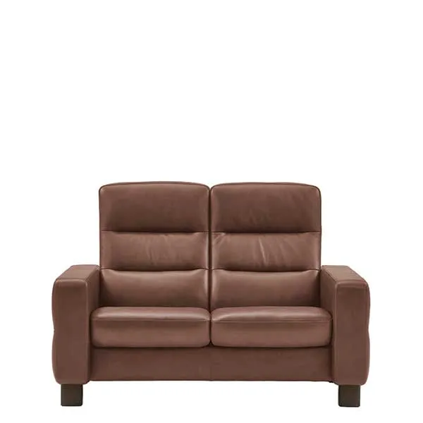 Stressless Wave High Back 2 Seater Sofa Leather - Barker & Stonehouse