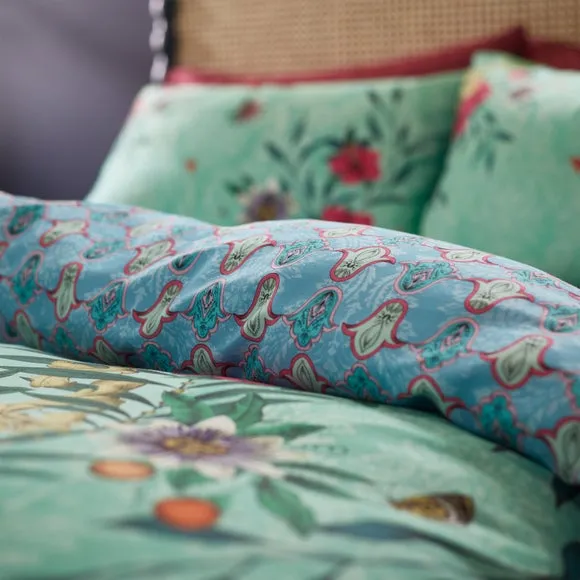 Matthew Williamson Paradise Parrot 100% Cotton Duvet Cover & Pillowcase Set 2