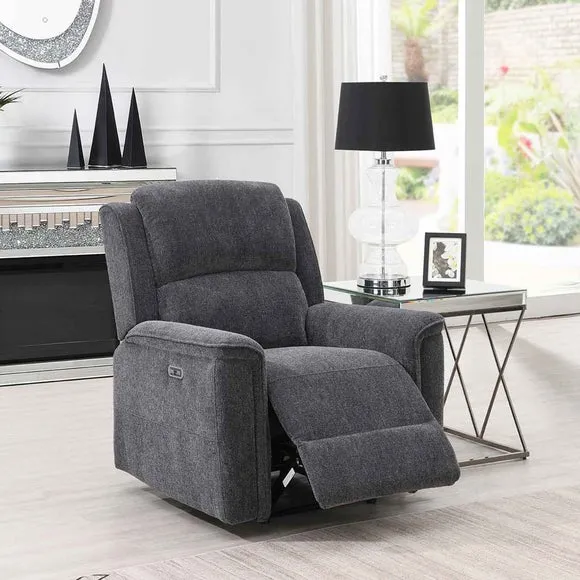 Dartmoor Chenille Power Recliner Chair