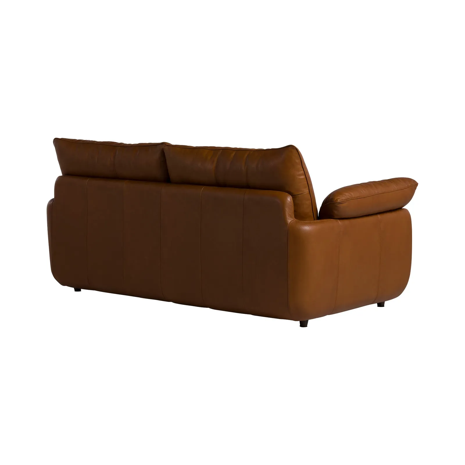 Pelle 2.5 Small Seater Sofa, Brown Leather | Barker & Stonehouse 6
