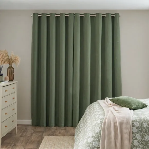 Calista Eyelet Curtains (Blackout Available) 4