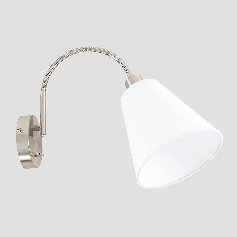 Netlighting Tonia Modern Reading Light E27 in White