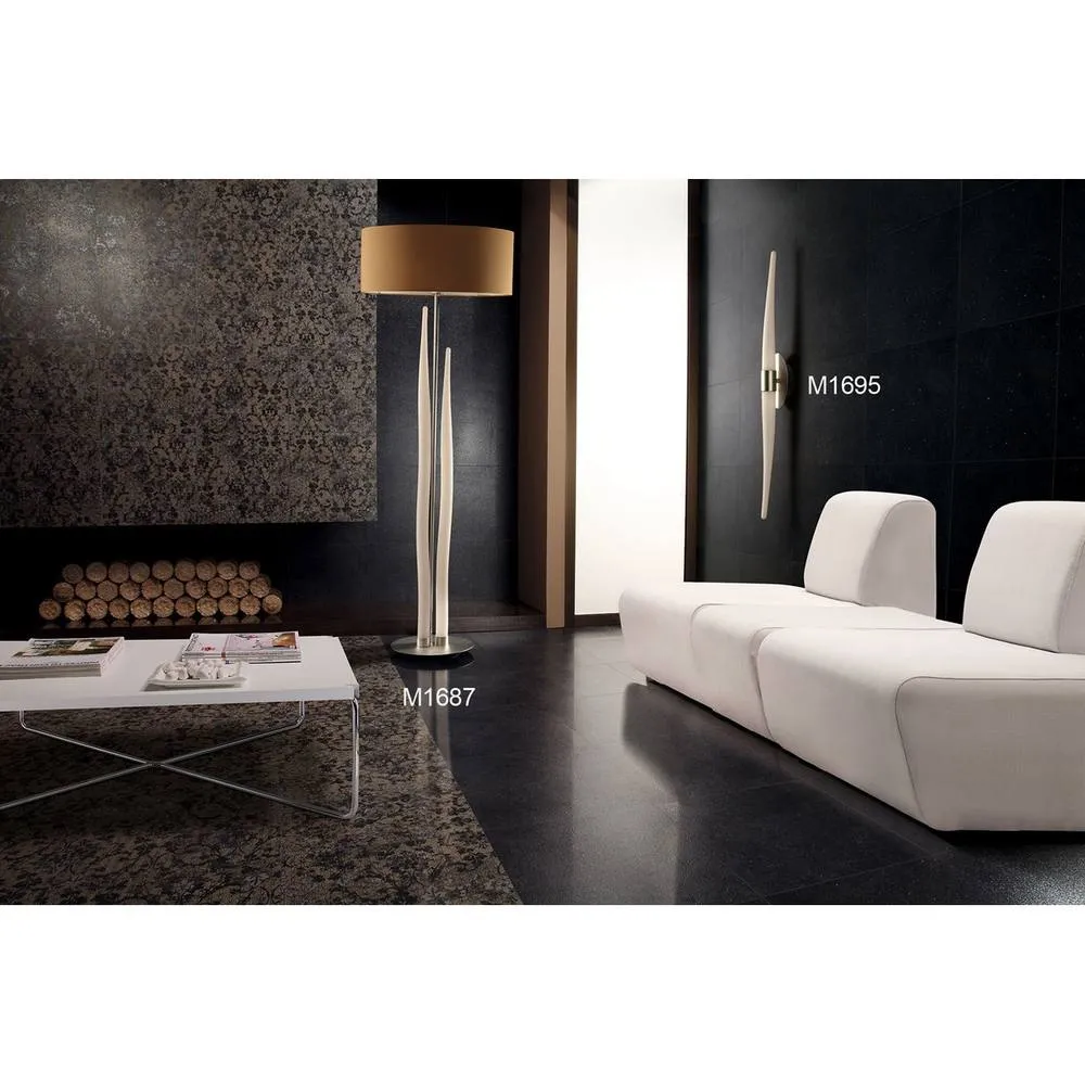 Netlighting Estalacta Wall Lamp 2 Light GU10 IndoorOutdoor SilverOpal White in Silver 3