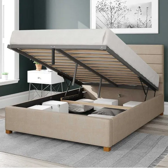 Kelly Malham Weave Ottoman Bed Frame 2