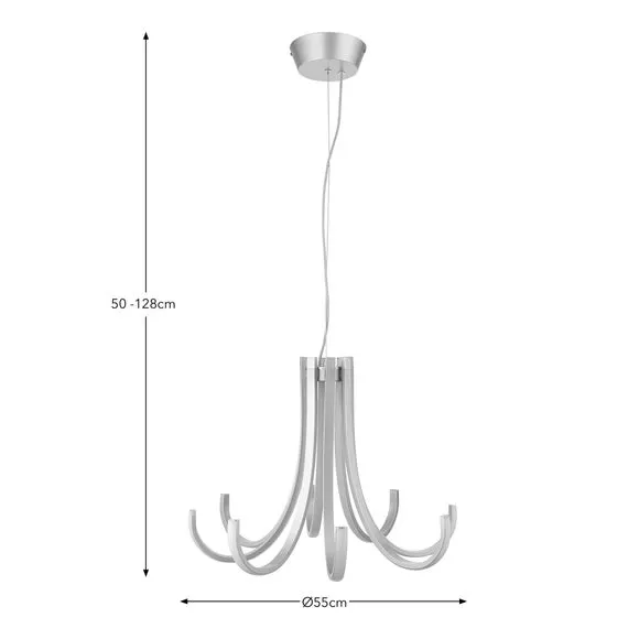 Philomena LED Touch Dimmable Chandelier 5