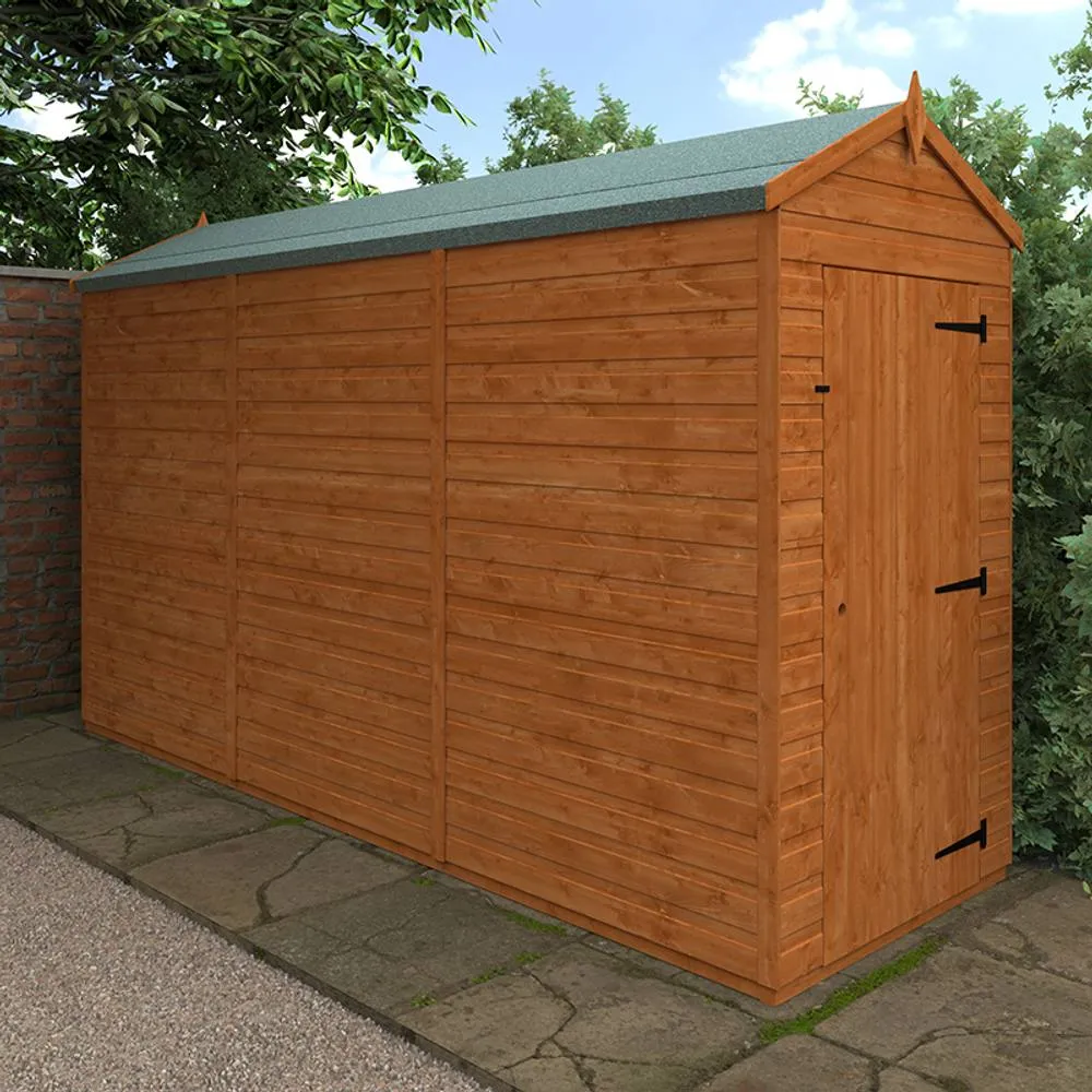 Buttercup Farm 12x4 Flex Apex Windowless 12mm Flex - L353.8 x W115 x H209 cm in Burnt Orange 2