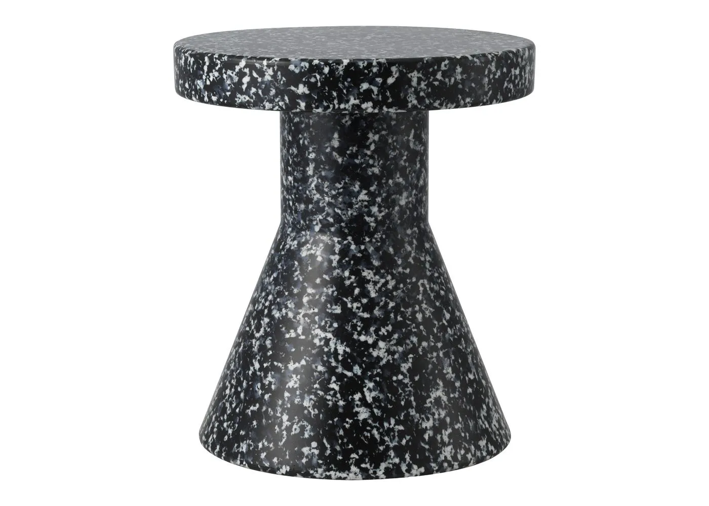 Normann Copenhagen Bit Stool Cone Black & White