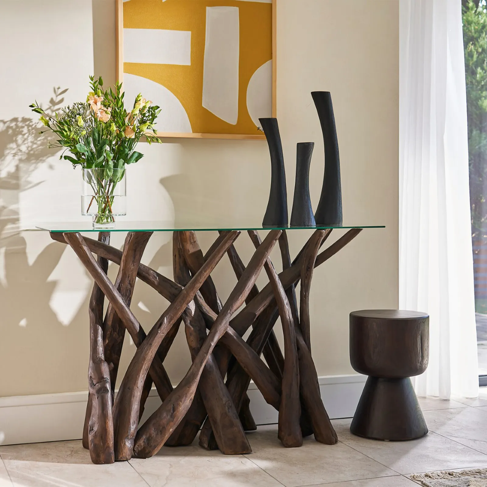 Kielder Console Table, Brown | Barker & Stonehouse 2