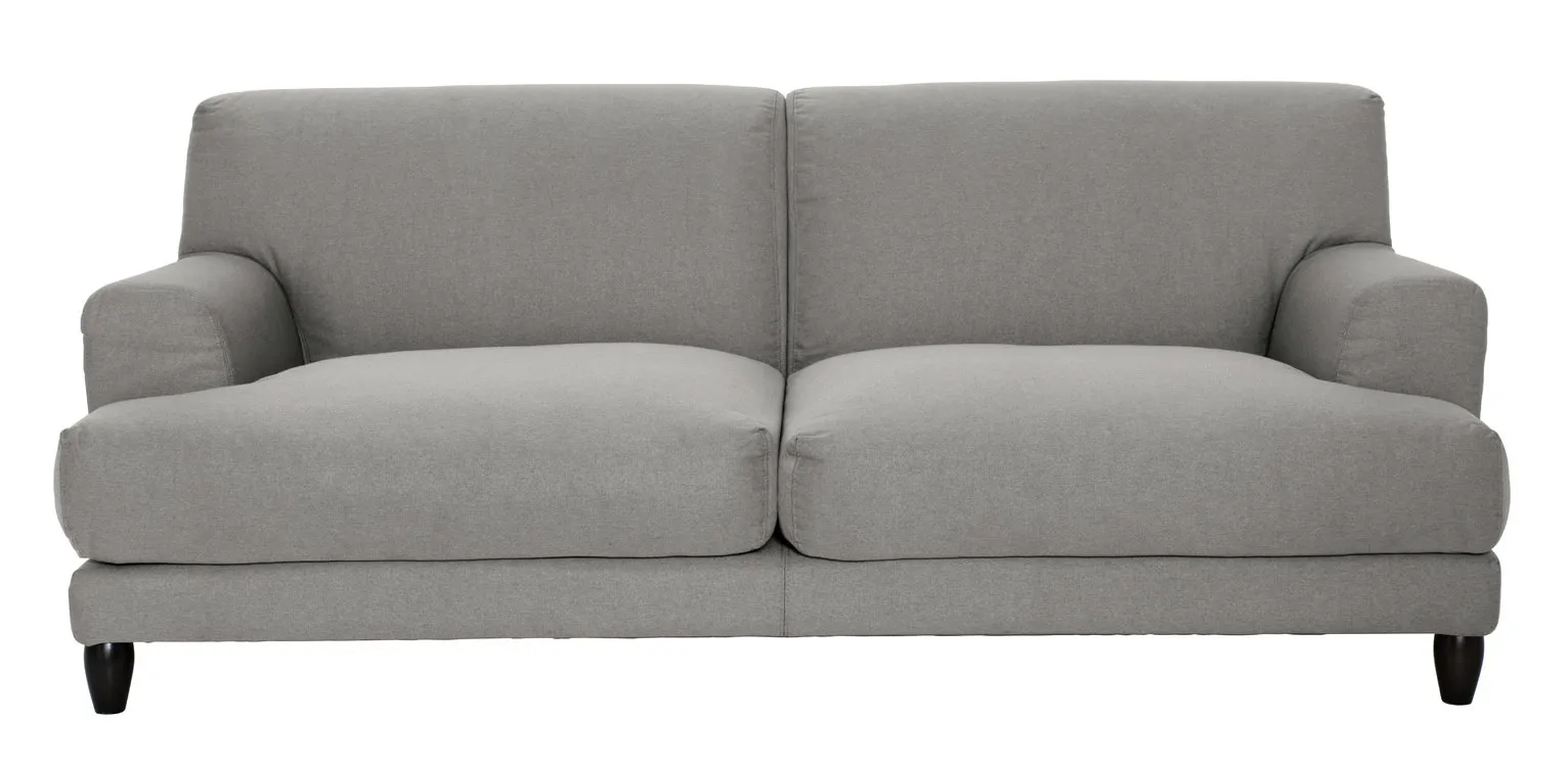 Habitat Askem 3 Seater Fabric Sofa - Grey