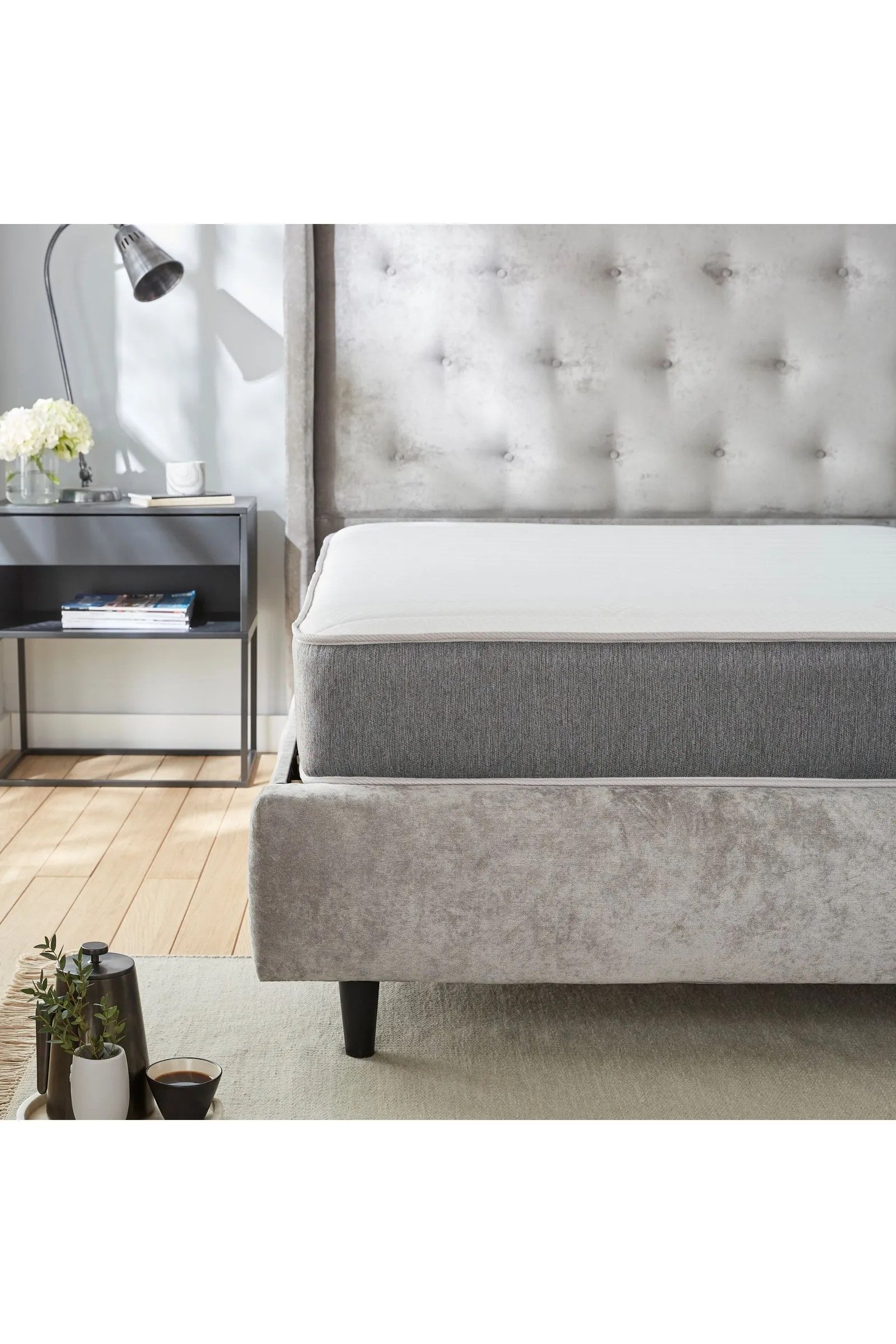 eXtreme Comfort Ltd Next-Gen Memory Foam Pocket Spring Mattress in Grey