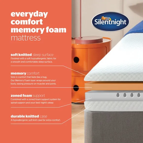 Silentnight Rolled Memory Foam Mattress 4