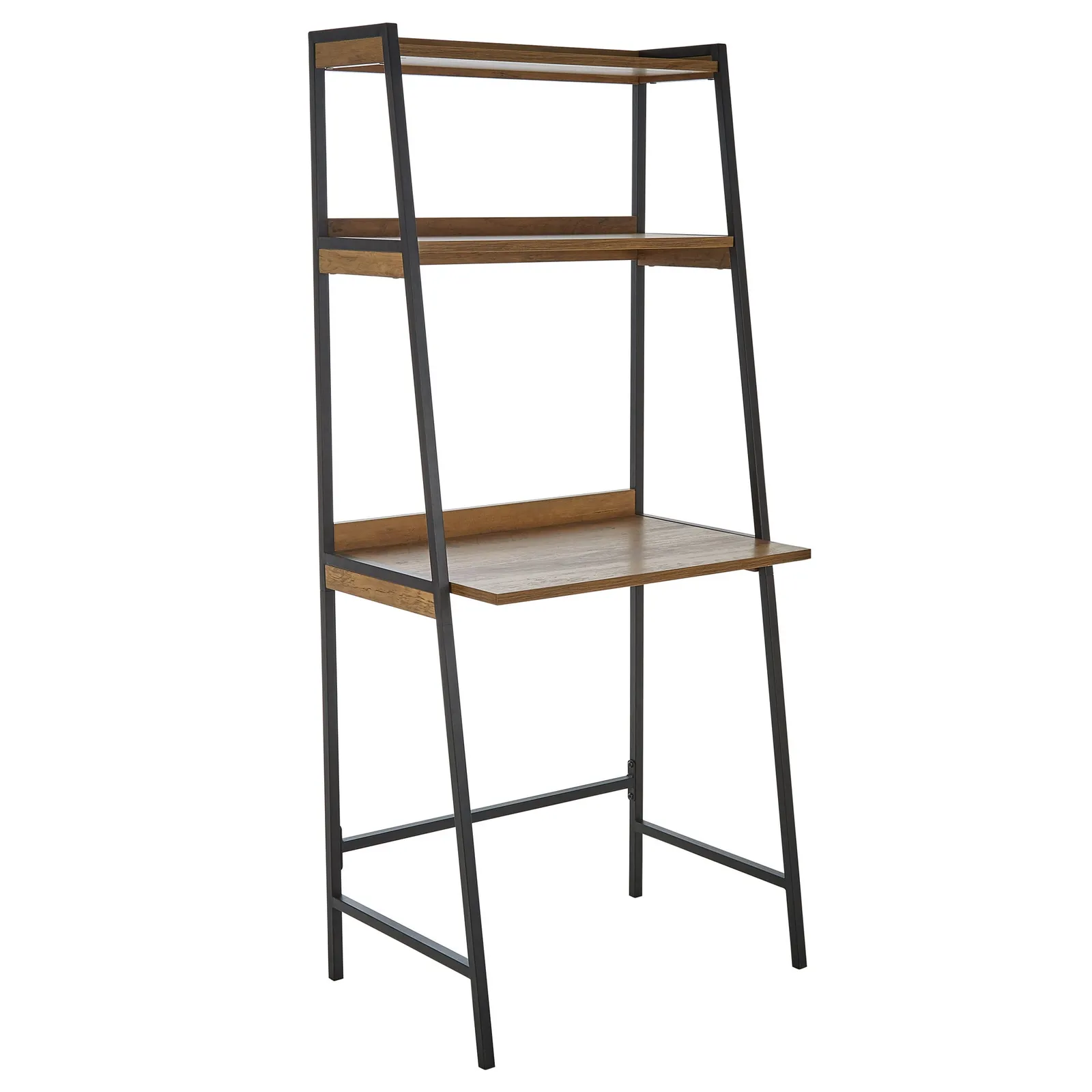 Fulton Ladder Desk Brown and Grey