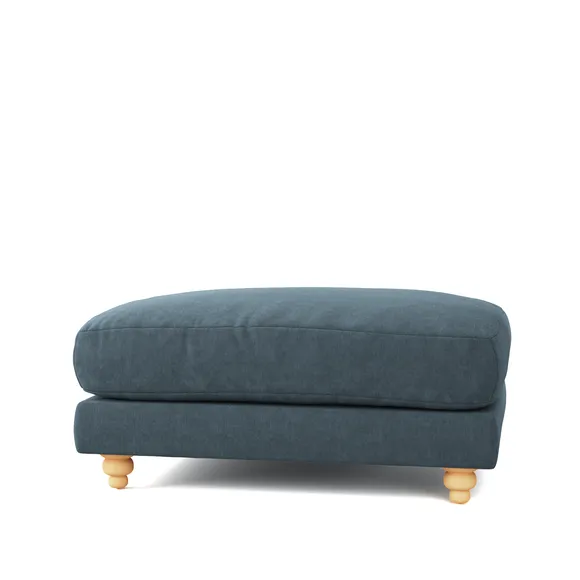 Martha Footstool, Vintage Chenille 3