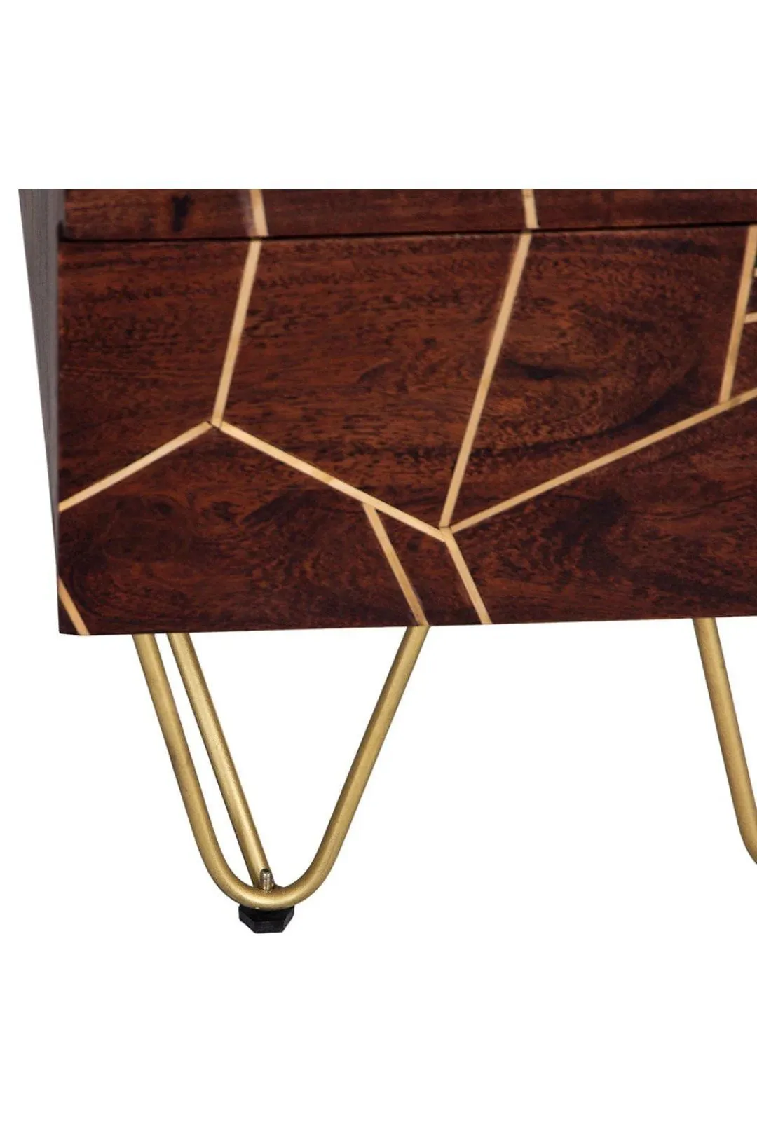 IH Design Tall Chest of drawers Deiondre Dark Mango in Brown 6