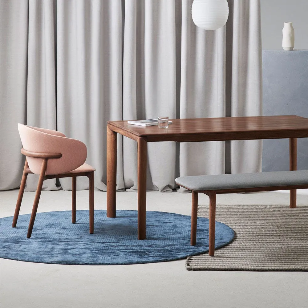 Artisan Mela Dining Chair in Walnut and Zenith Leather 9024 4