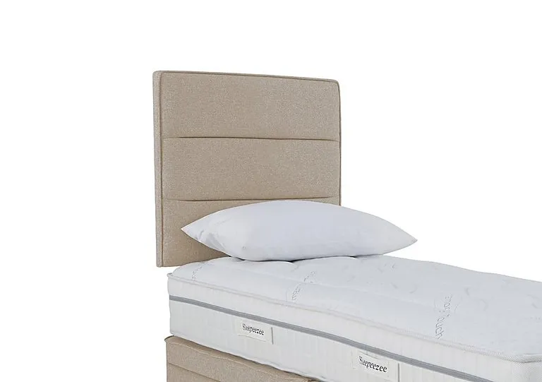 Jack Strutted Headboard - Single - Tweed Biscuit