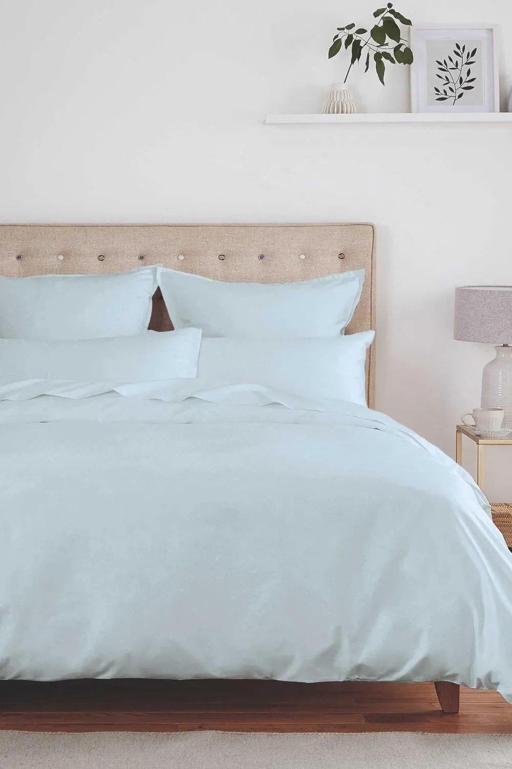 Murmur ' 500TC Plain Dye' Standard Pillowcase in Blue 3