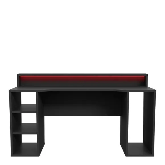 Furniture To Go Tezaur 2 Shelf Gaming Desk 3