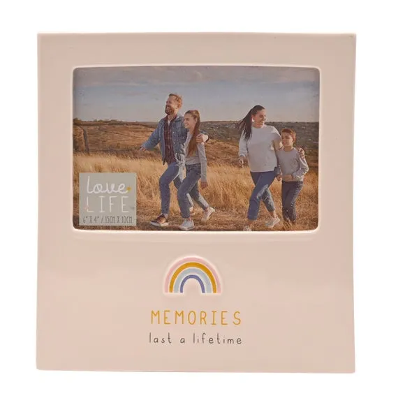 Love Life Memories Ceramic Photo Frame 2