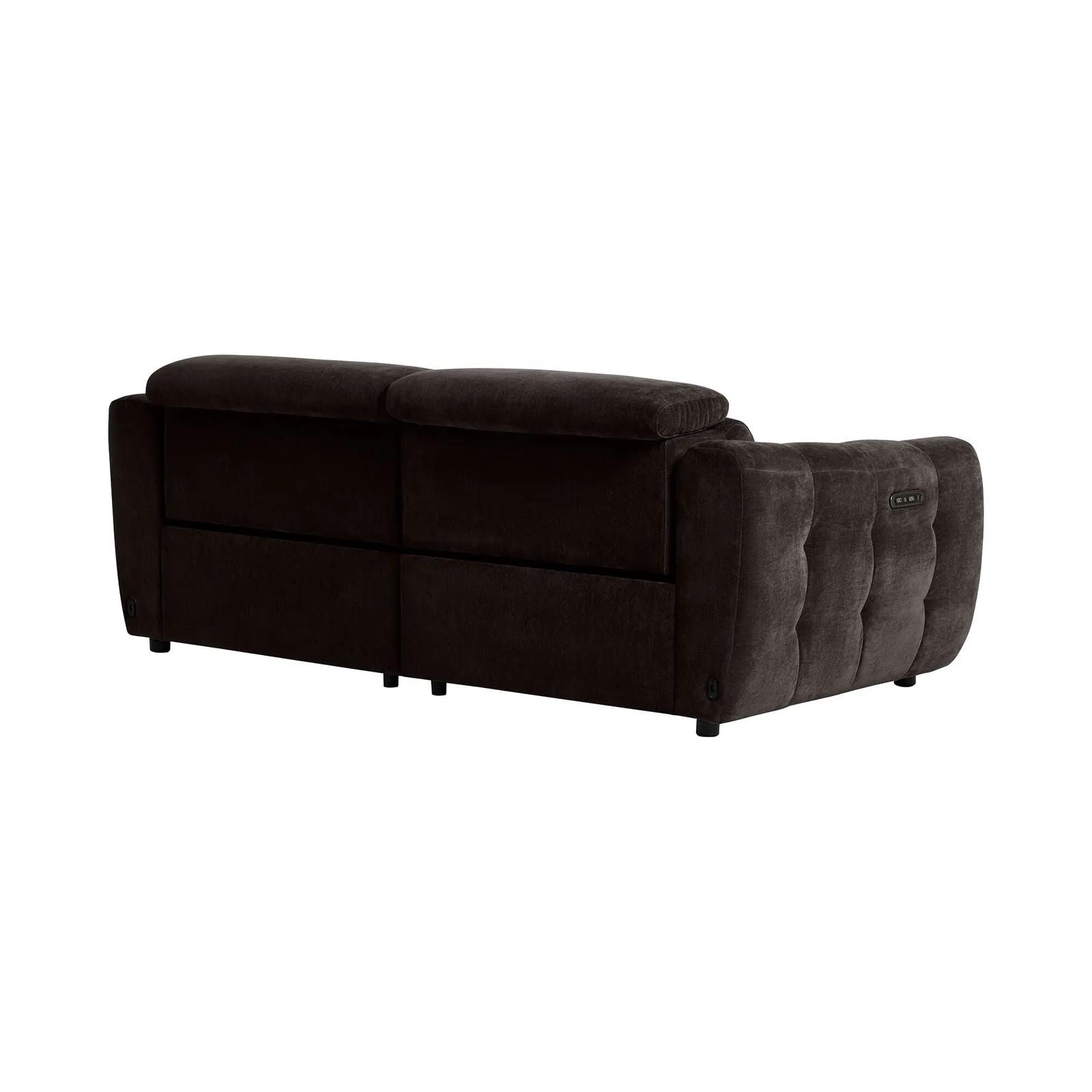 Montgomery 2.5 Power Seater & Headrest, Brown Fabric | Barker & Stonehouse 5