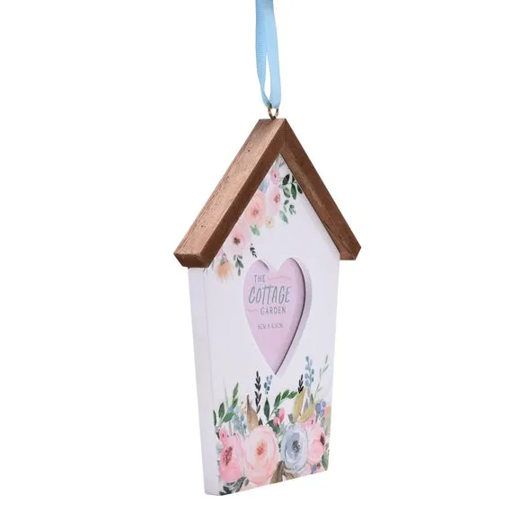 The Cottage Garden Birdhouse Hanging Photo Frame 2