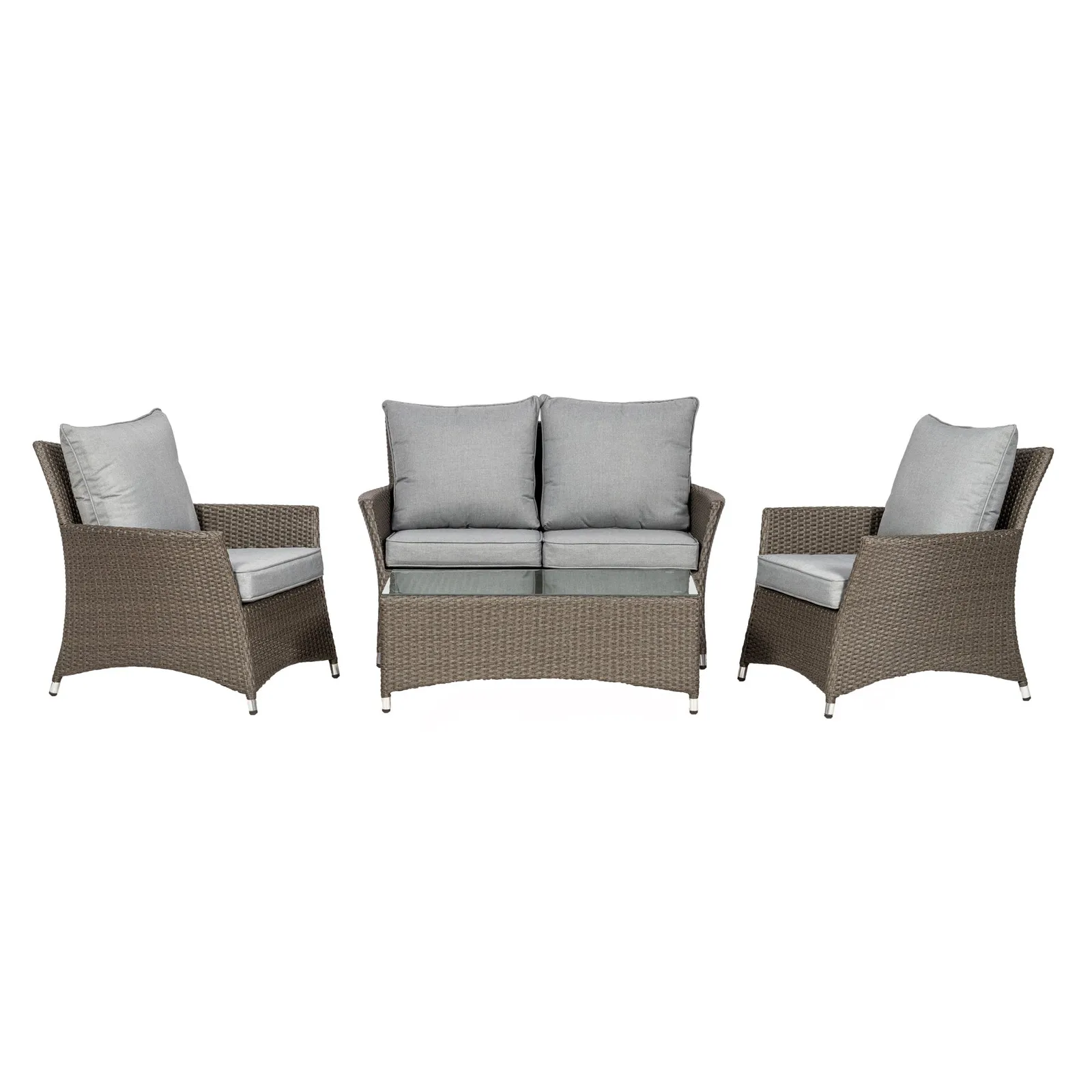 Paris 4 Seater Lounging Set Grey