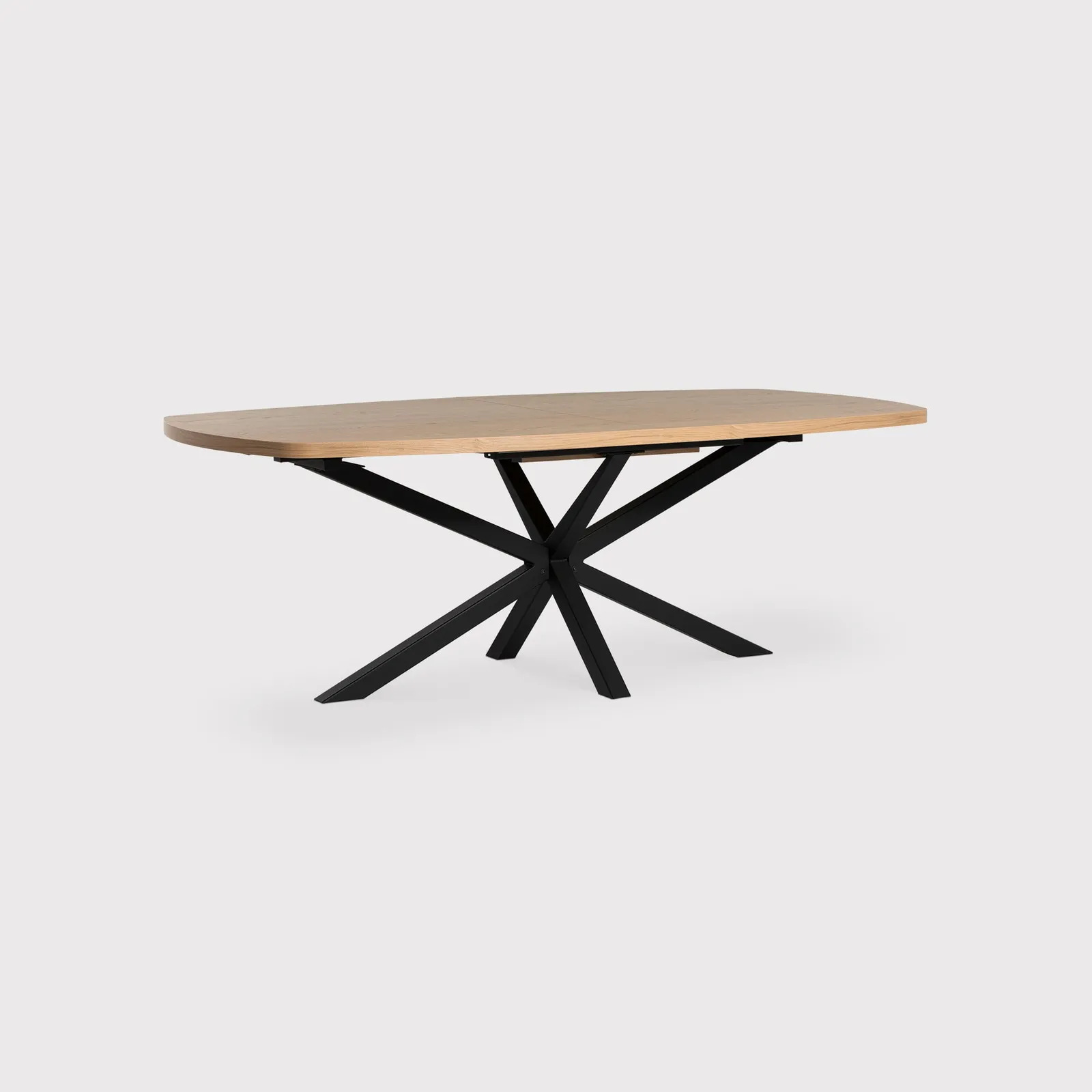 Erzen Oval Extending Dining Table 220/280X120X77Cm, Round, Neutral | Barker & Stonehouse
