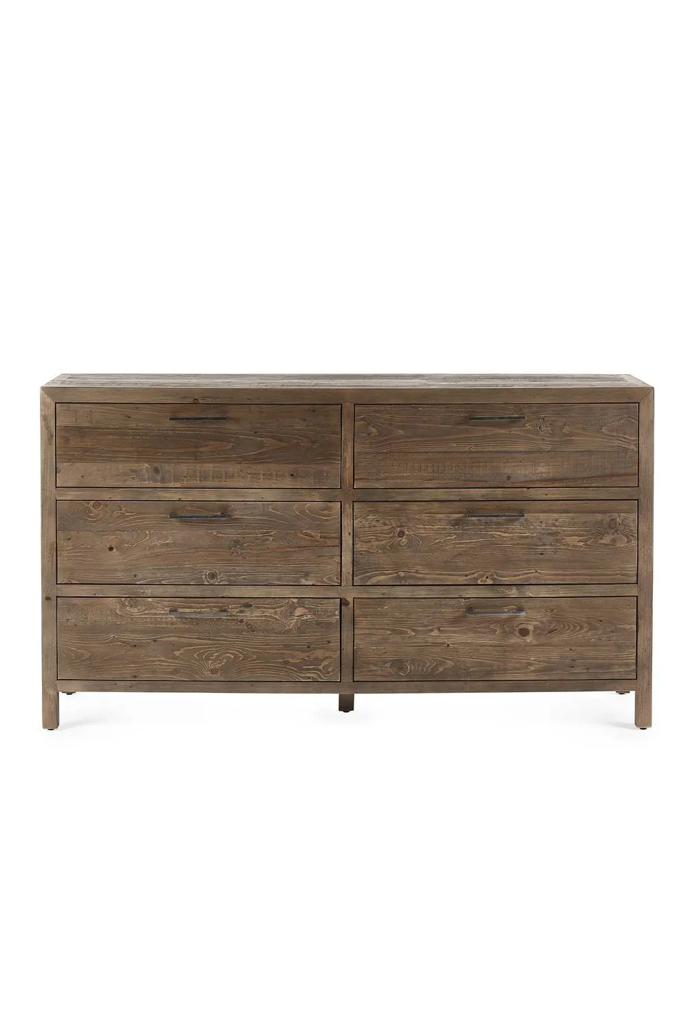 Julian Bowen Heritage 6 Drawer Wide Chest in Brown 4