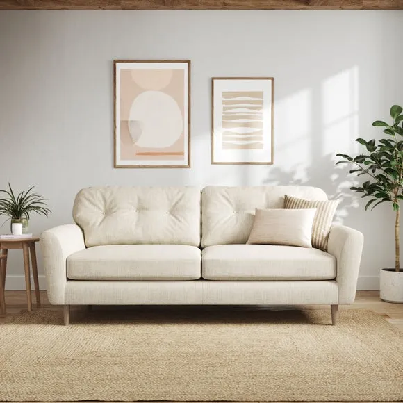 Sven Chunky Tonal Weave 4 Seater Sofa 1
