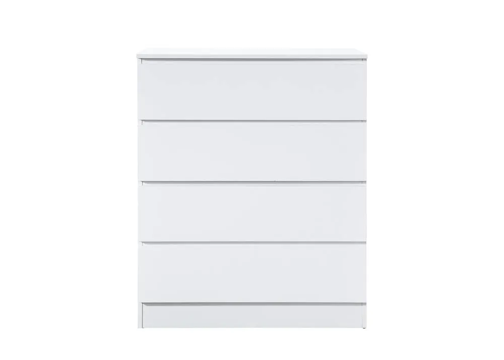 Birlea Oslo 4 Drawer Chest White 4
