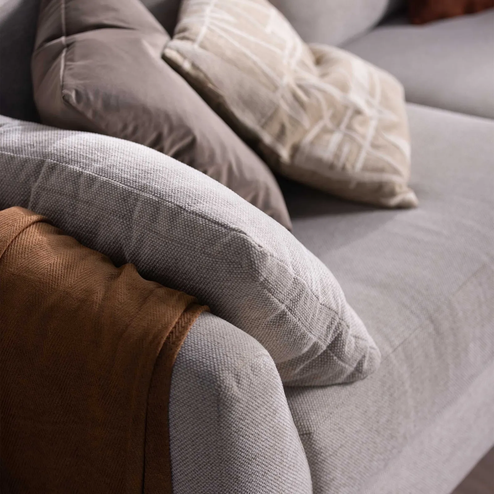 Benton Large Sofa, Neutral Fabric | Barker & Stonehouse 5