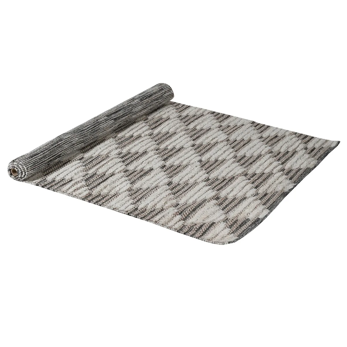 Tuft Grey 150x248cm Rug, Square | Barker & Stonehouse