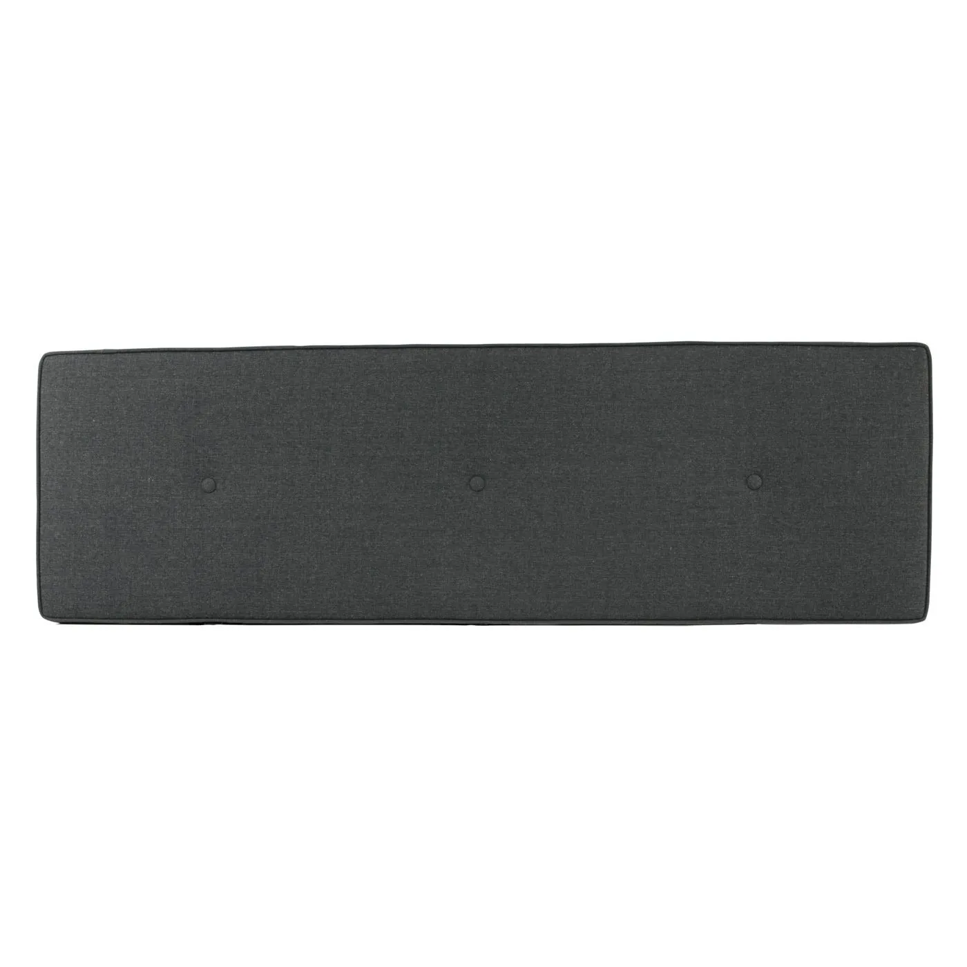 Heal's Brunel Blanket Box Cushion Smoke Grey 3