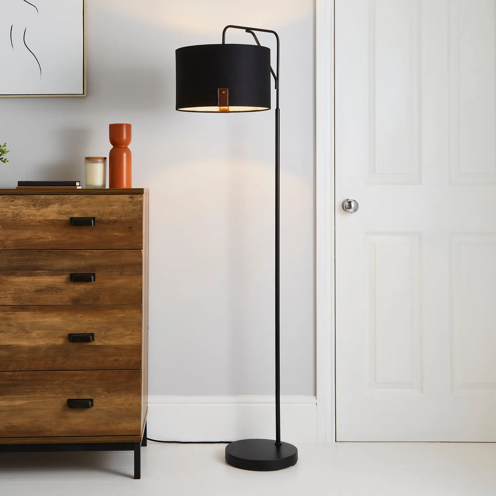 Dorrian Floor Lamp Black