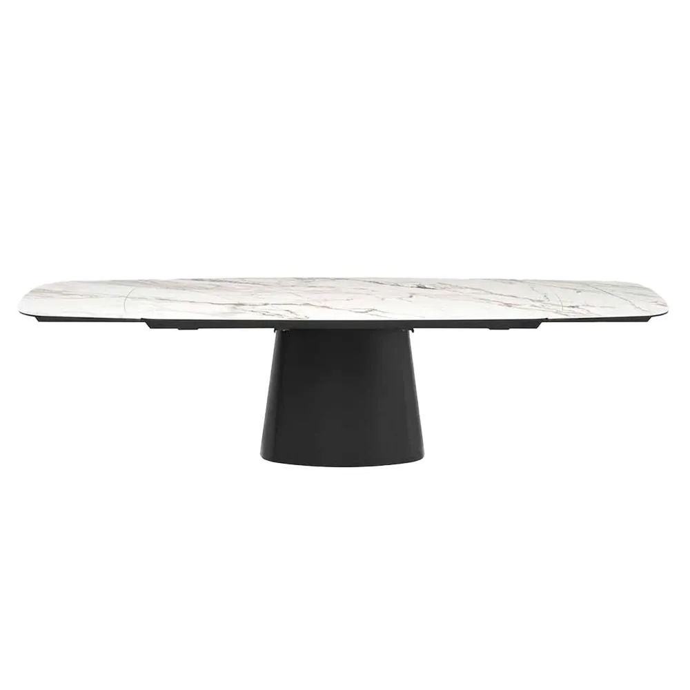 Heal's Lucca Extending Dining Table Calacatta Paonazzo 2