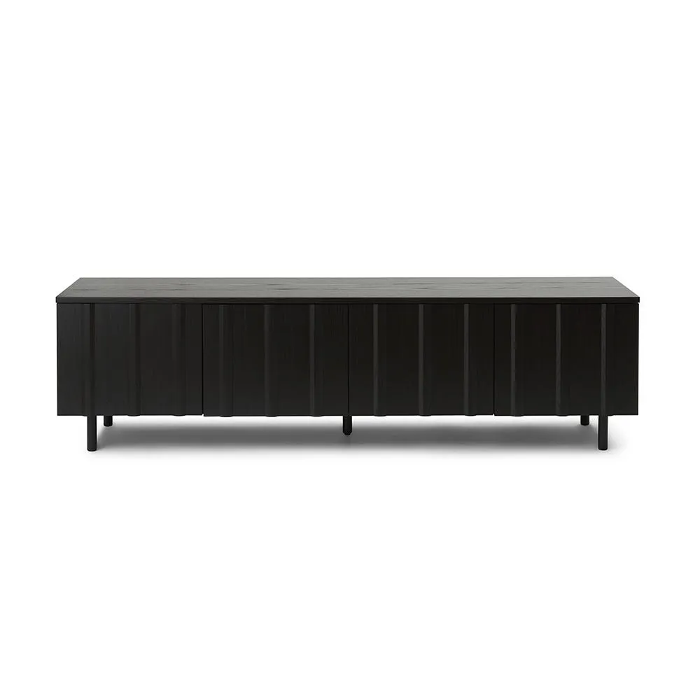 Normann Copenhagen Rib Sideboard Low Soft Black 2
