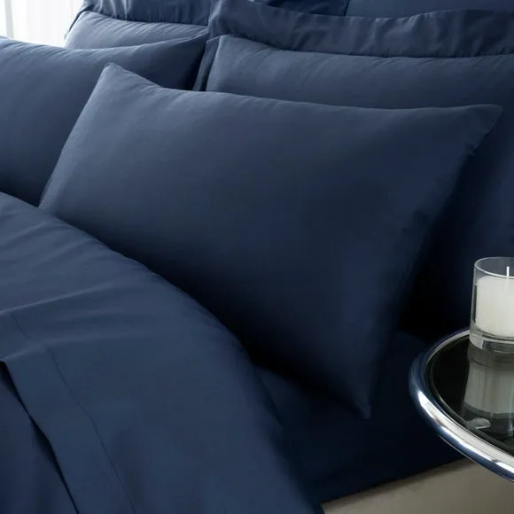 Hotel 230 Thread Count 100% Cotton Sateen Standard Pillowcase Pair 1