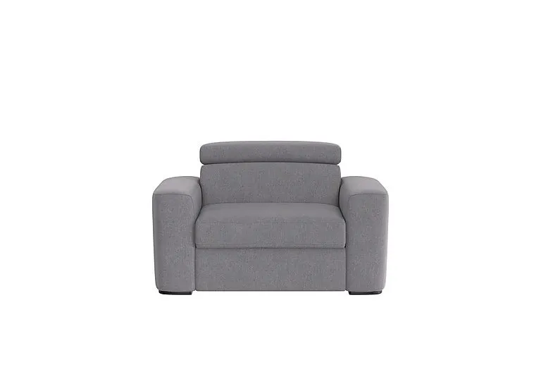 Infinity Large Fabric Armchair - R27 Pewter