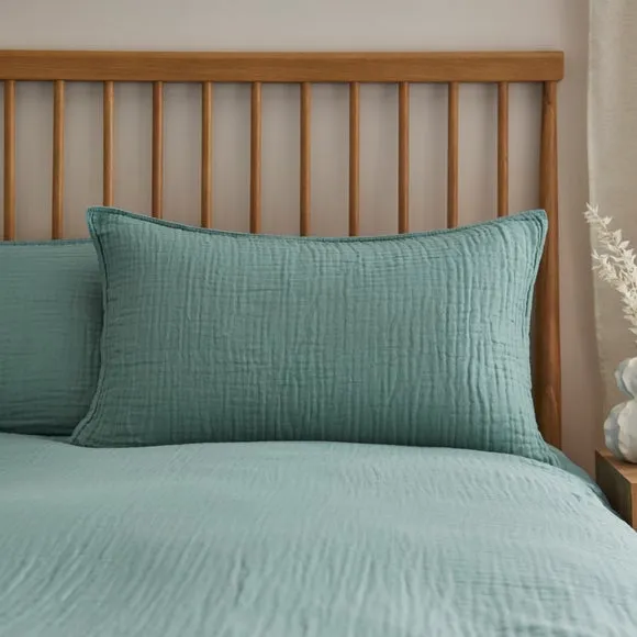 Cotton Muslin Duvet Cover and Pillowcase Set 2
