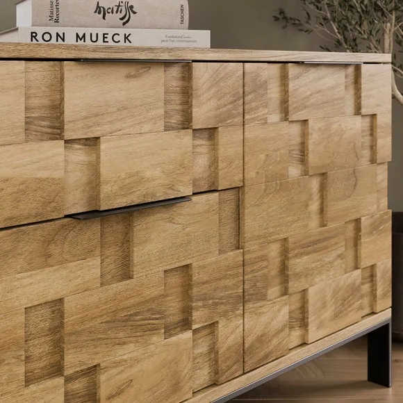 Watson Extra Wide Sideboard, Wood Effect 3