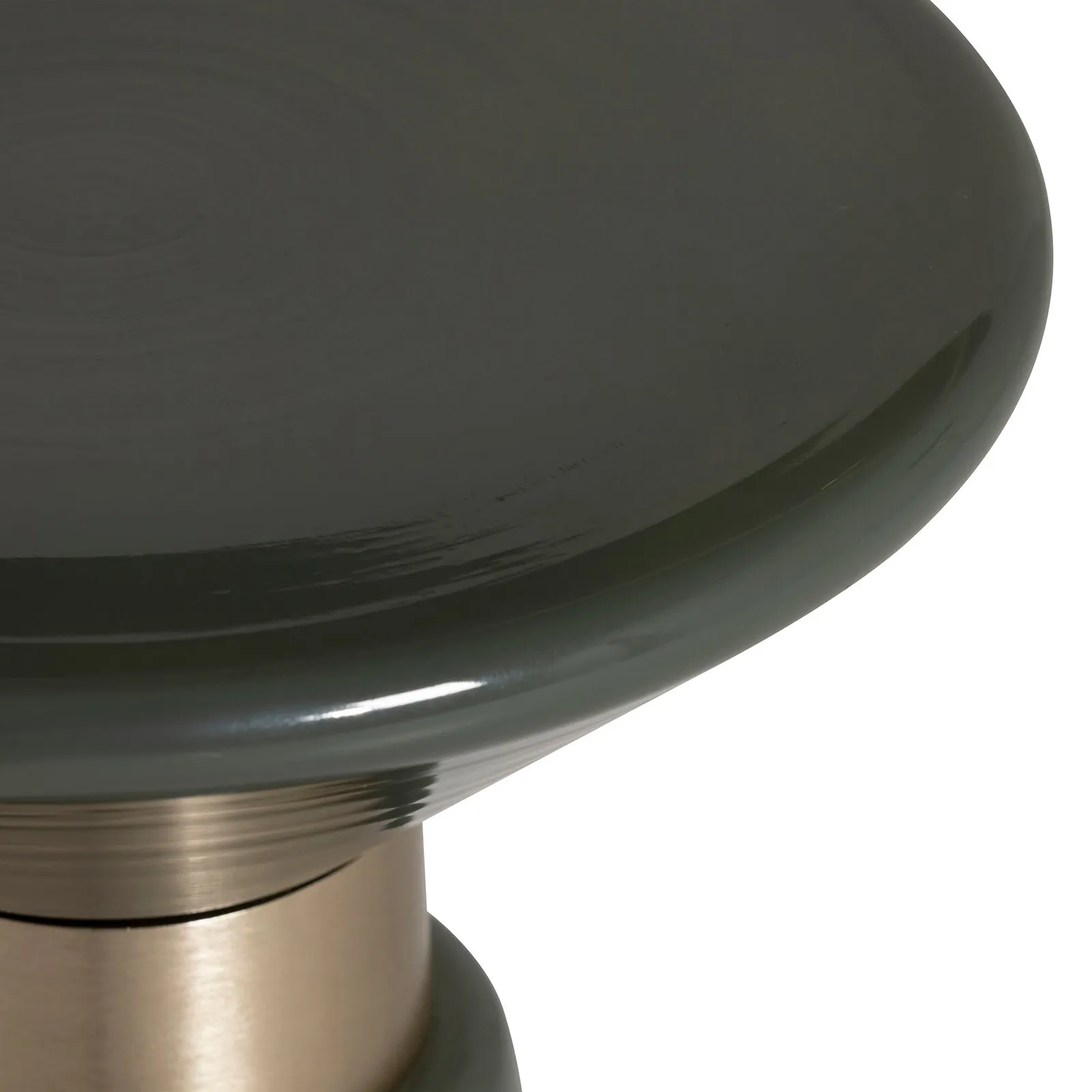Visconti Lamp Table 26X26X55.9 Cm, Round, Green Glass | Barker & Stonehouse 3