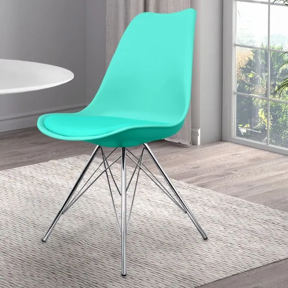 Fusion Living Soho Plastic Dining Chair 1