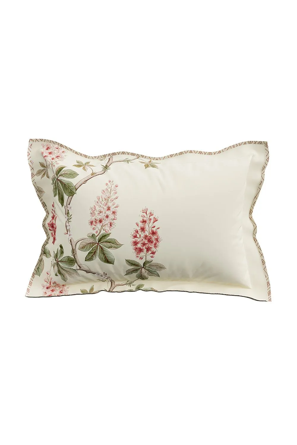 Sanderson 'Chestnut Tree' Cotton Duvet Cover Set in Cream 3