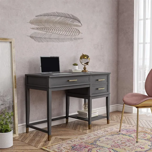 Cosmo Living Westerleigh Lift Desk, Graphite 2