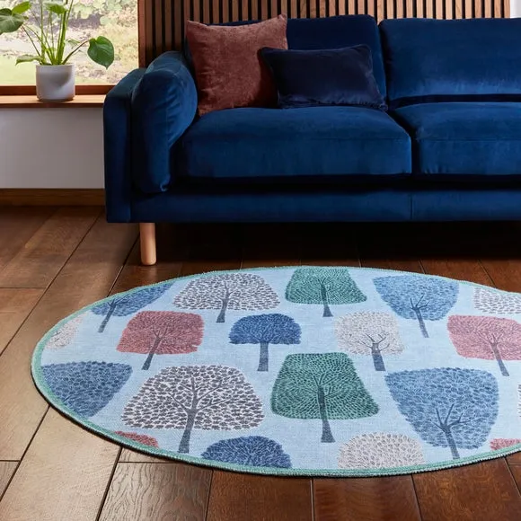 Scion Cedar Washable Round Rug 5